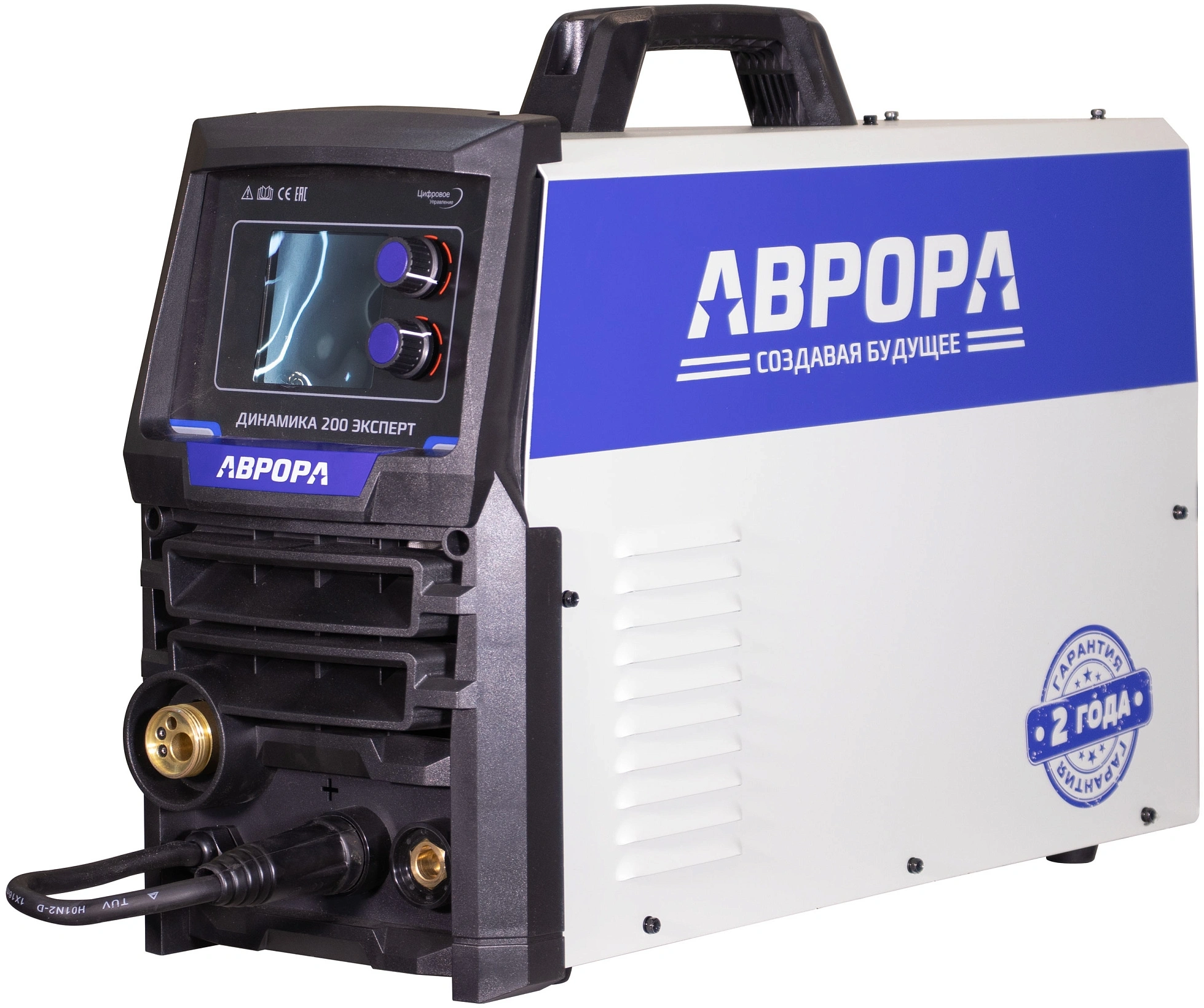 Сварочный полуавтомат Aurora Динамика 200 Эксперт инвертор TIG/МIG/МAG/MMA 6кВт — миниатюра 4
