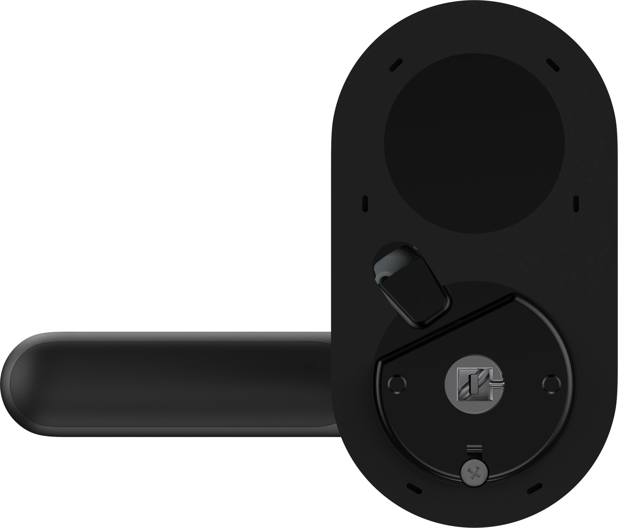 Умный замок Aqara Smart Door Lock U300 накладной разбл.отпеч.паль./код/пар/NFC/прил/мех.кл черный (DL-D02D_BL) — миниатюра 4