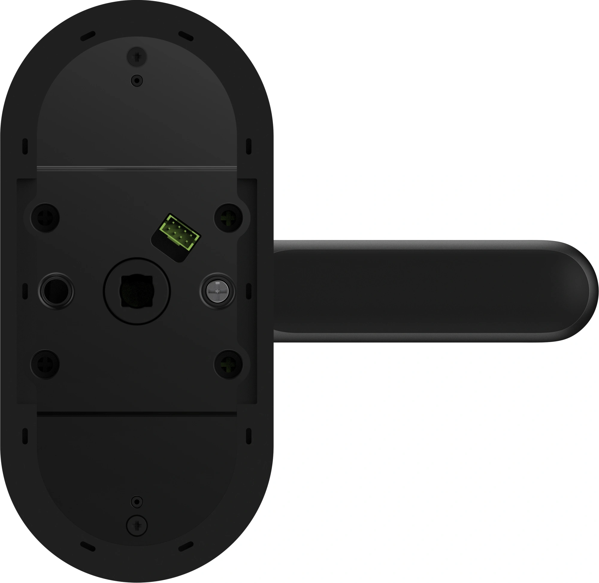 Умный замок Aqara Smart Door Lock U300 накладной разбл.отпеч.паль./код/пар/NFC/прил/мех.кл черный (DL-D02D_BL) — миниатюра 10