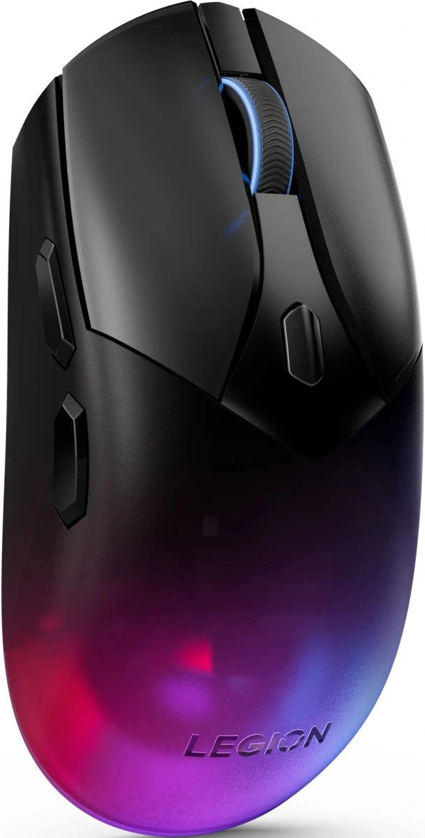 Мышь Lenovo Legion M410 Wireless RGB Gaming черный оптическая 16000dpi беспров. BT/Radio USB 5but (GY51P83012) — миниатюра 3