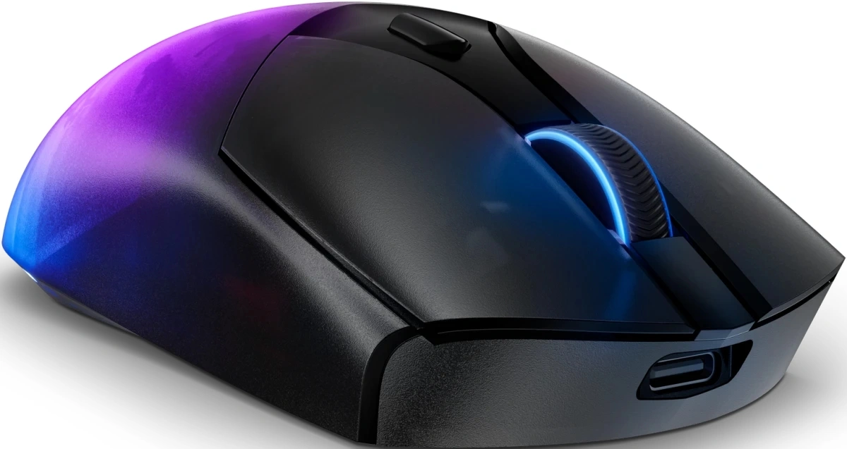 Мышь Lenovo Legion M410 Wireless RGB Gaming черный оптическая 16000dpi беспров. BT/Radio USB 5but (GY51P83012) — миниатюра 4