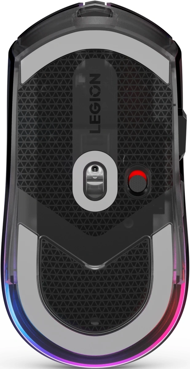Мышь Lenovo Legion M410 Wireless RGB Gaming черный оптическая 16000dpi беспров. BT/Radio USB 5but (GY51P83012) — миниатюра 10