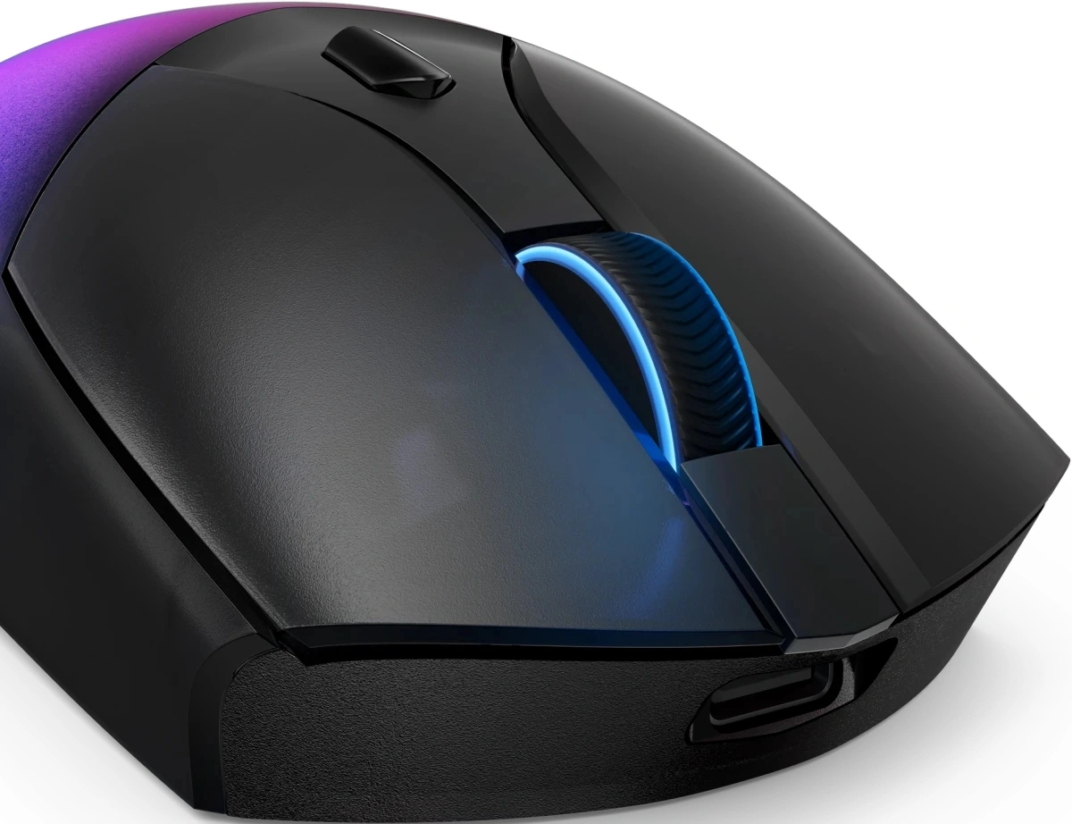 Мышь Lenovo Legion M410 Wireless RGB Gaming черный оптическая 16000dpi беспров. BT/Radio USB 5but (GY51P83012) — миниатюра 13