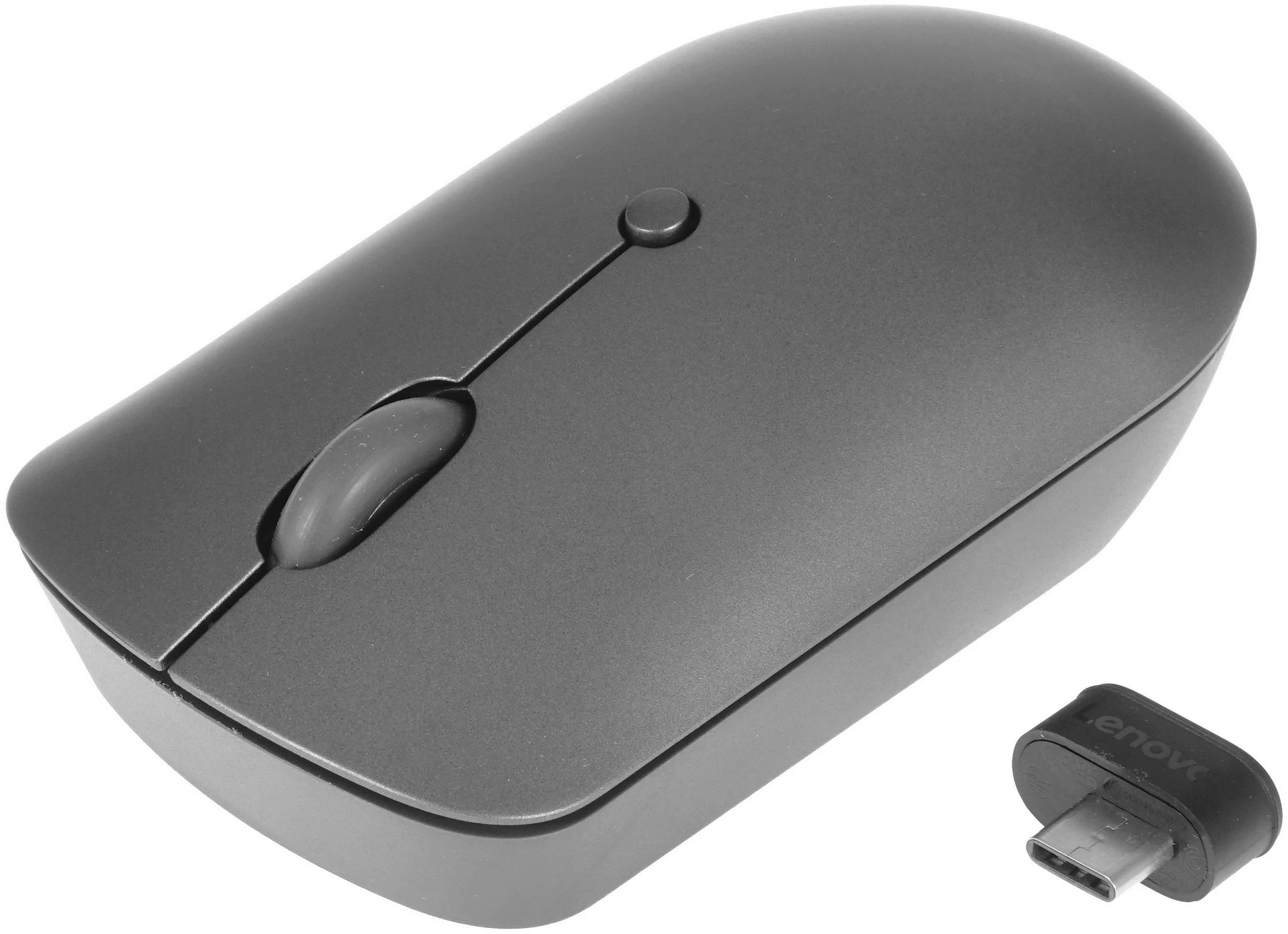 Мышь Lenovo 540 USB-C Wireless Compact темно-серый оптическая 2400dpi беспров. USB-C для ноутбука 3but (GY51D20867) — миниатюра 6