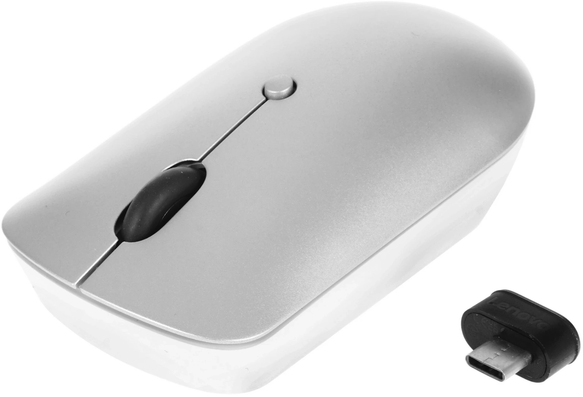 Мышь Lenovo 540 USB-C Wireless Compact светло-серый оптическая 2400dpi беспров. USB-C для ноутбука 3but (GY51D20869) — миниатюра 6