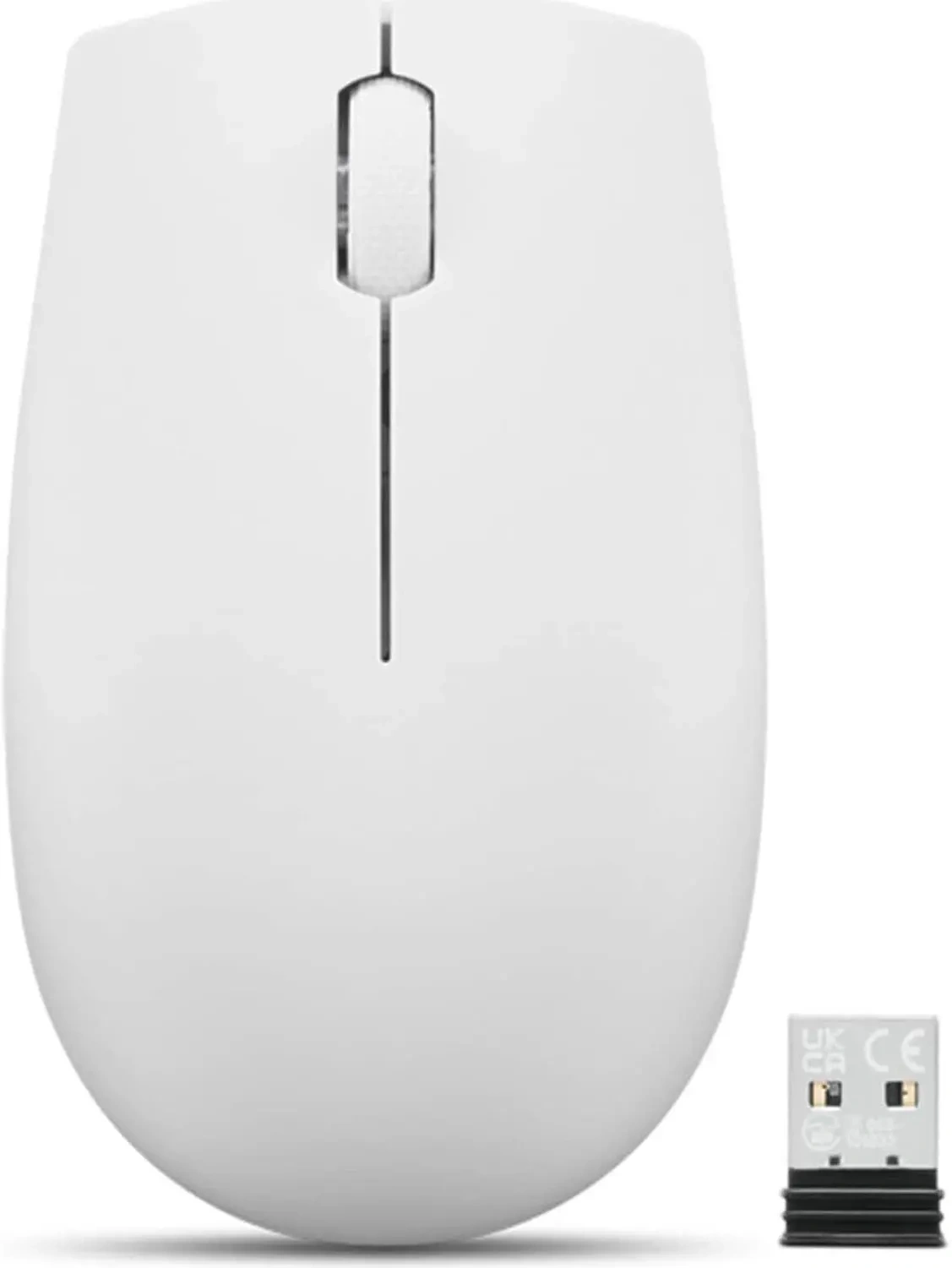 Мышь Lenovo 300 Wireless Compact светло-серый оптическая 1000dpi беспров. (GY51L15677)
