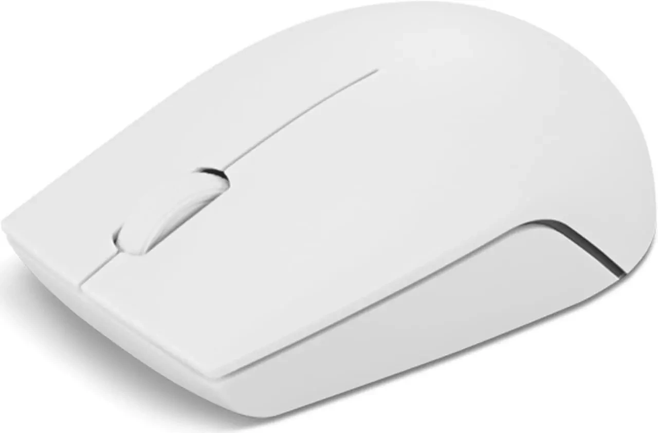 Мышь Lenovo 300 Wireless Compact светло-серый оптическая 1000dpi беспров. USB 2but (GY51L15677) — миниатюра 3