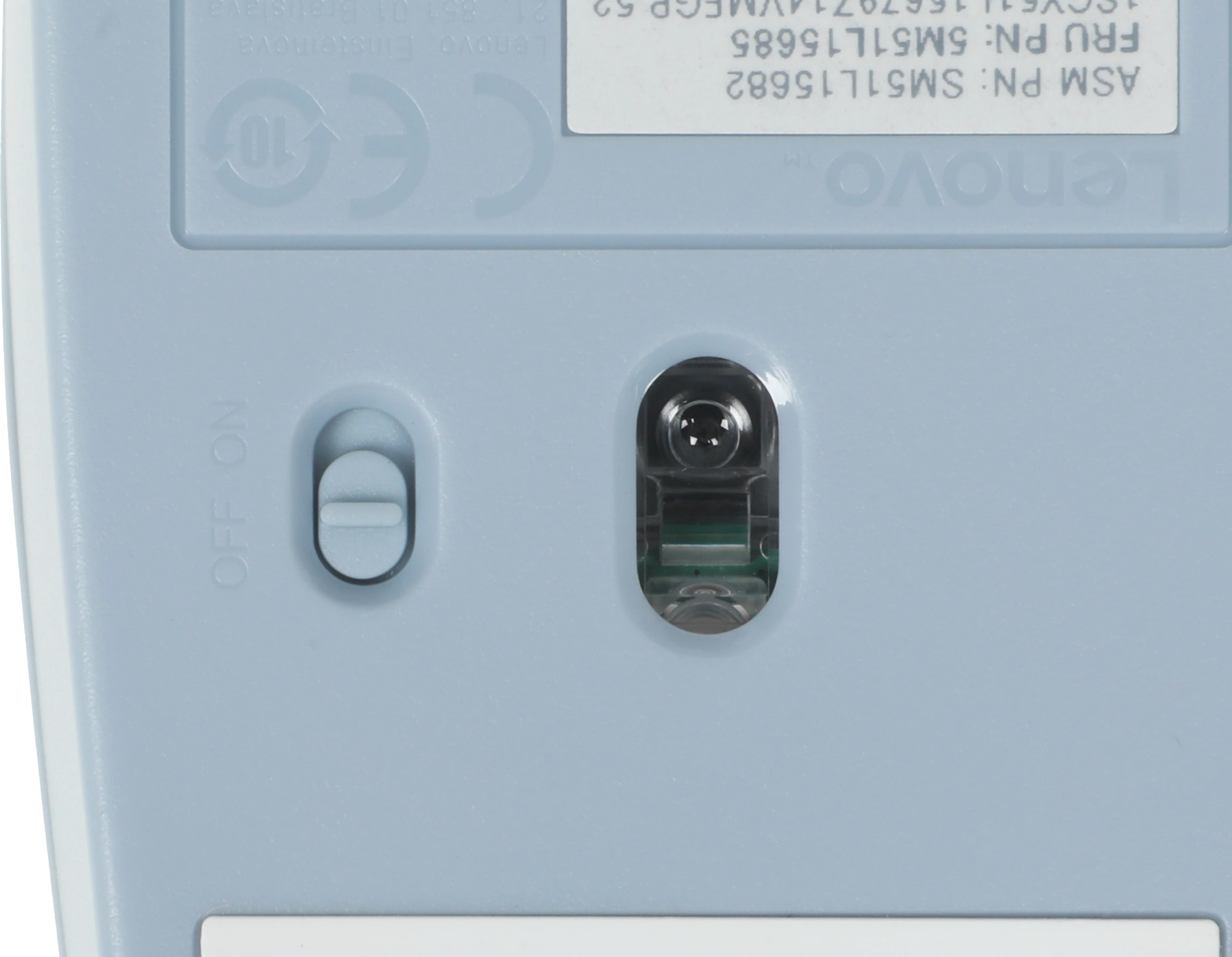 Мышь Lenovo 300 Wireless Compact светло-голубой оптическая 1000dpi беспров. USB 2but (GY51L15679) — миниатюра 3
