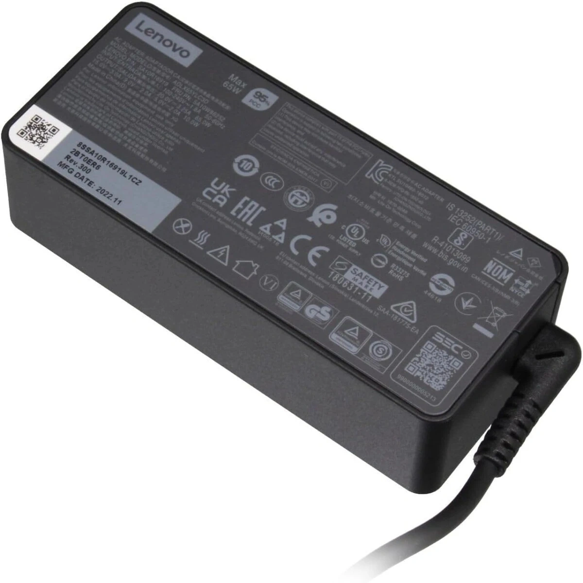 Адаптер Lenovo GX20P92529 65W-20V 3.25A от бытовой электросети — миниатюра 3