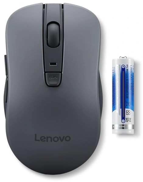 Мышь Lenovo WL310 Bluetooth Silent черный оптическая 1600dpi silent беспров. 5but (GY51Q65621) — миниатюра 2
