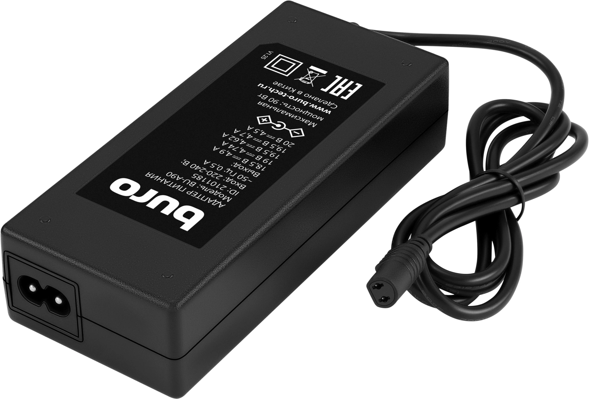 Блок питания Buro BU-A90 автоматический 90W 18.5V-20V 12-коннект. 4.7A от бытовой электросети — миниатюра 2
