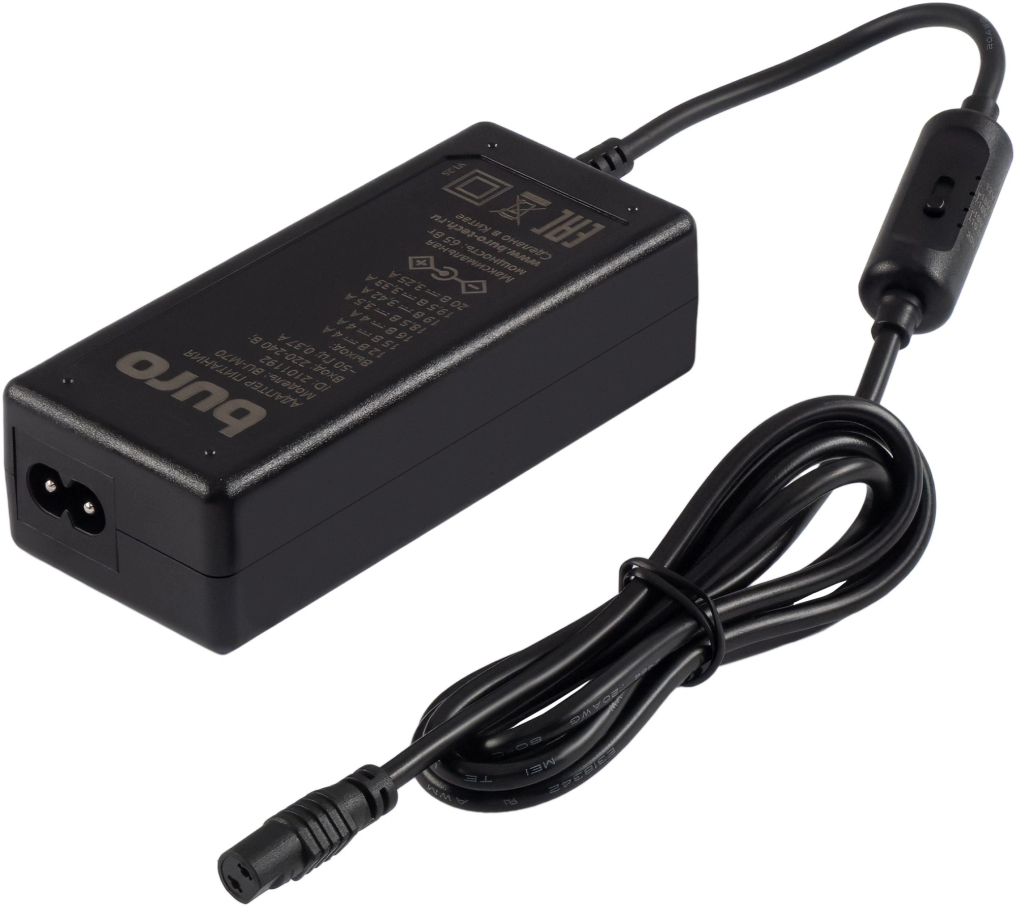 Блок питания Buro BU-M70 ручной 65W 12V-20V 10-коннект. 4A от бытовой электросети — миниатюра 2