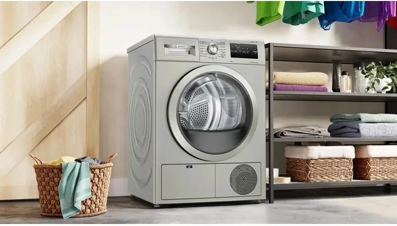 Сушильная машина Bosch WTN86212ME пан.англ. кл.энер.:A+++ макс.загр.:8кг серый — миниатюра 2