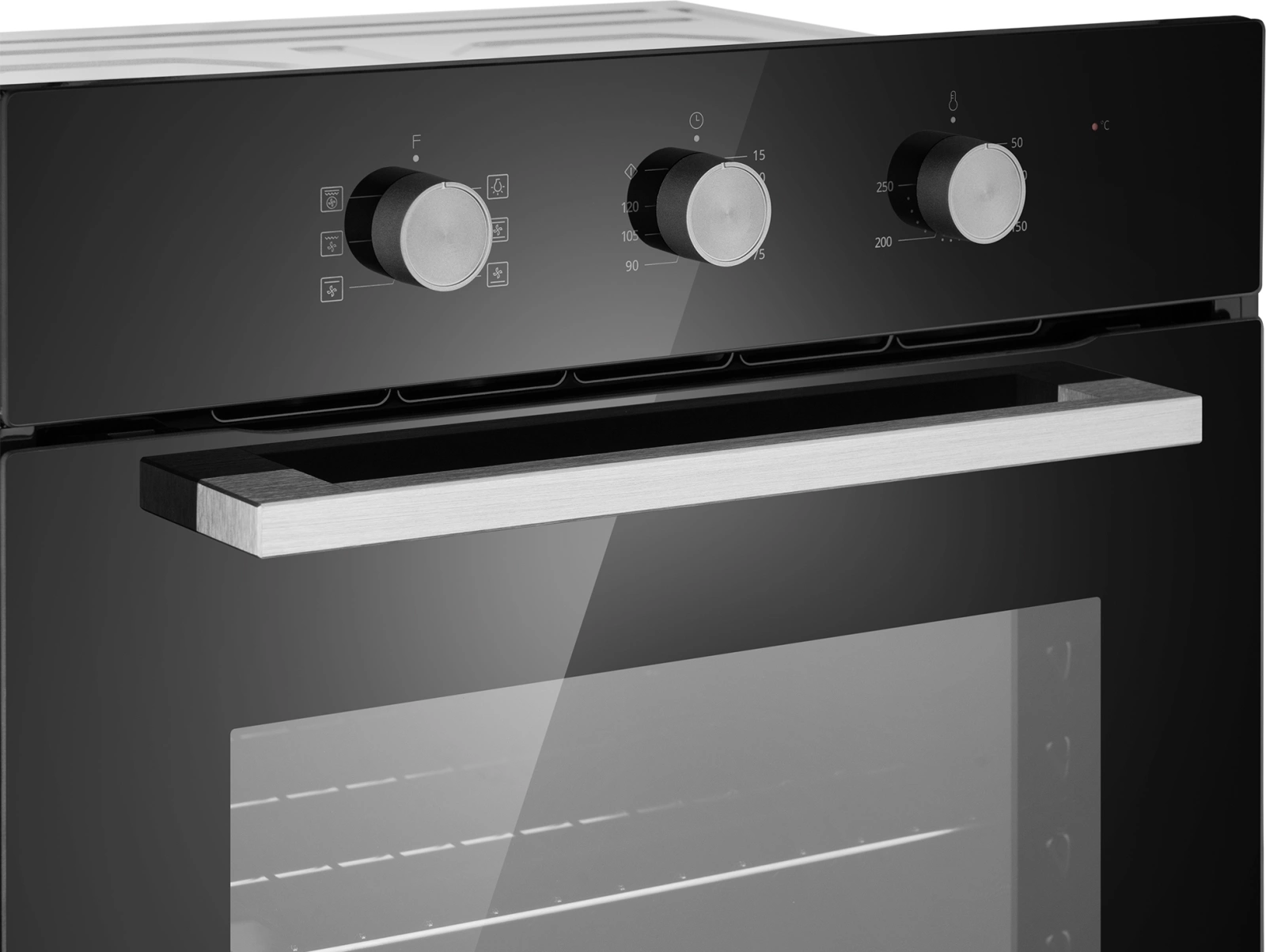 Духовой шкаф Электрический Weissgauff EOM 206 BM черный — миниатюра 7