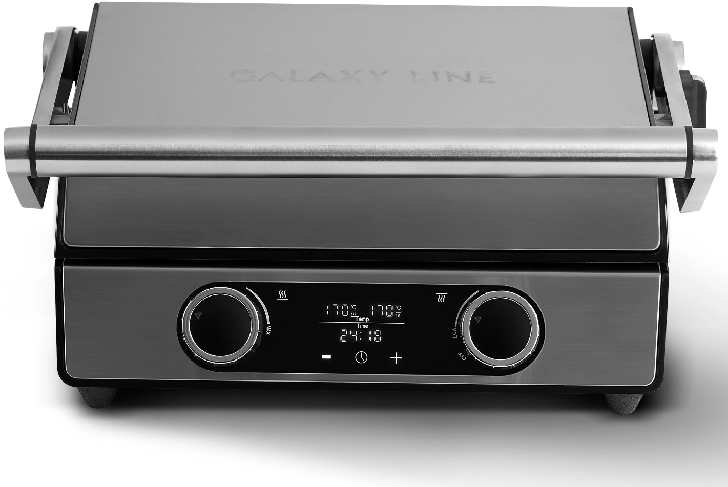 Электрогриль Galaxy Line GL2988 2200Вт серебристый — миниатюра 3
