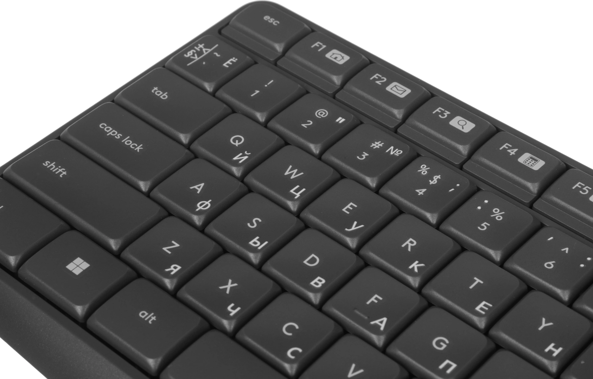 Клавиатура + мышь Logitech MK235 клав:серый мышь:серый/черный USB беспроводная Multimedia (920-007949) — миниатюра 9