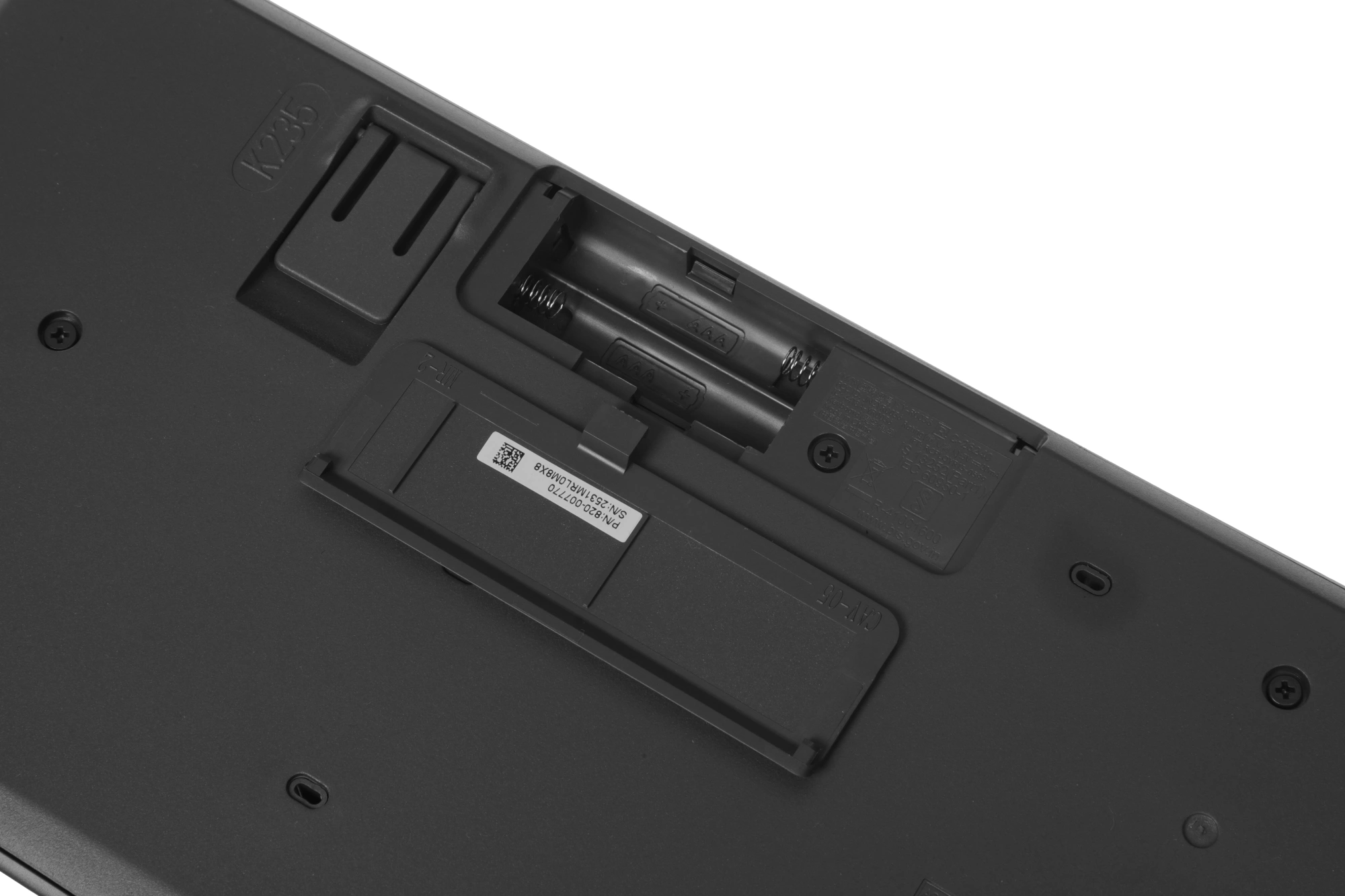 Клавиатура + мышь Logitech MK235 клав:серый мышь:серый/черный USB беспроводная Multimedia (920-007949) — миниатюра 17