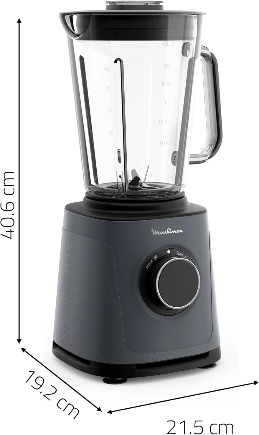 Блендер стационарный Moulinex Perfect Mix+ LM771BF0 1200Вт песочный/черный — миниатюра 2