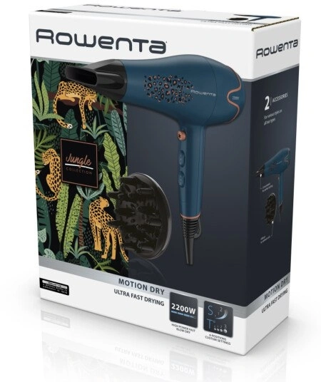 Фен Rowenta CV5706F0 2200Вт синий/черный (1830008149) — миниатюра 2