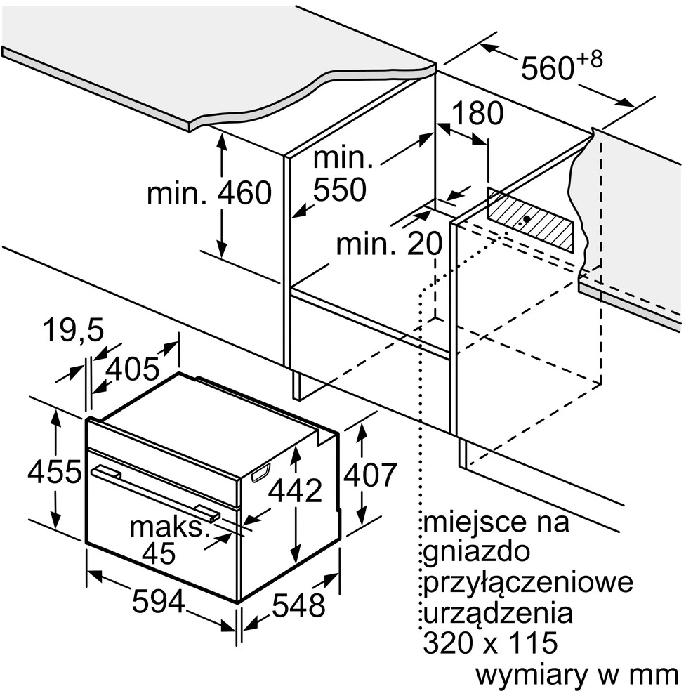 Духовой шкаф Электрический Bosch CSG7364B1 черный — миниатюра 7
