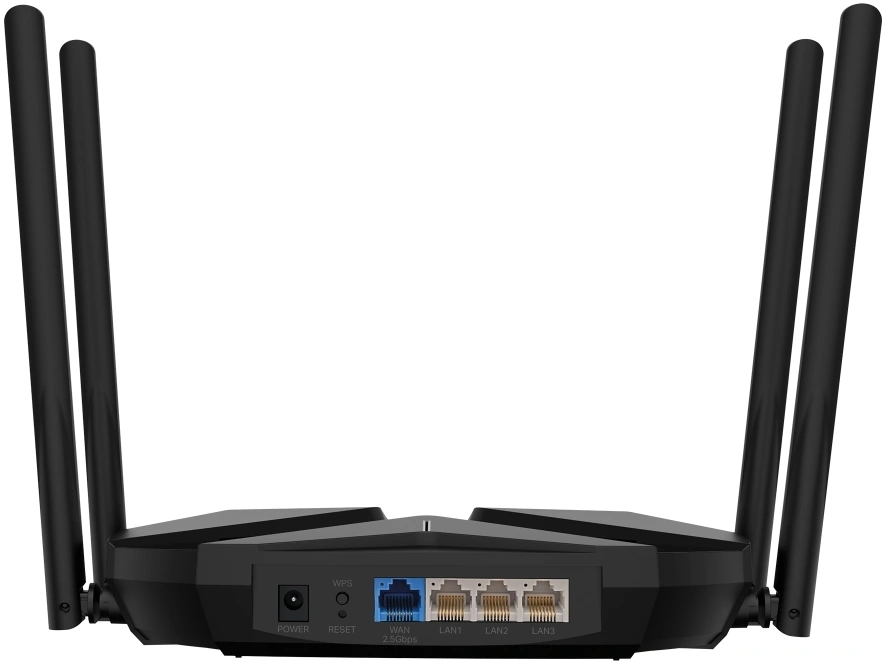 Роутер беспроводной Mercusys MR85X AX3000 100/1000/2500BASE-T черный — миниатюра 2