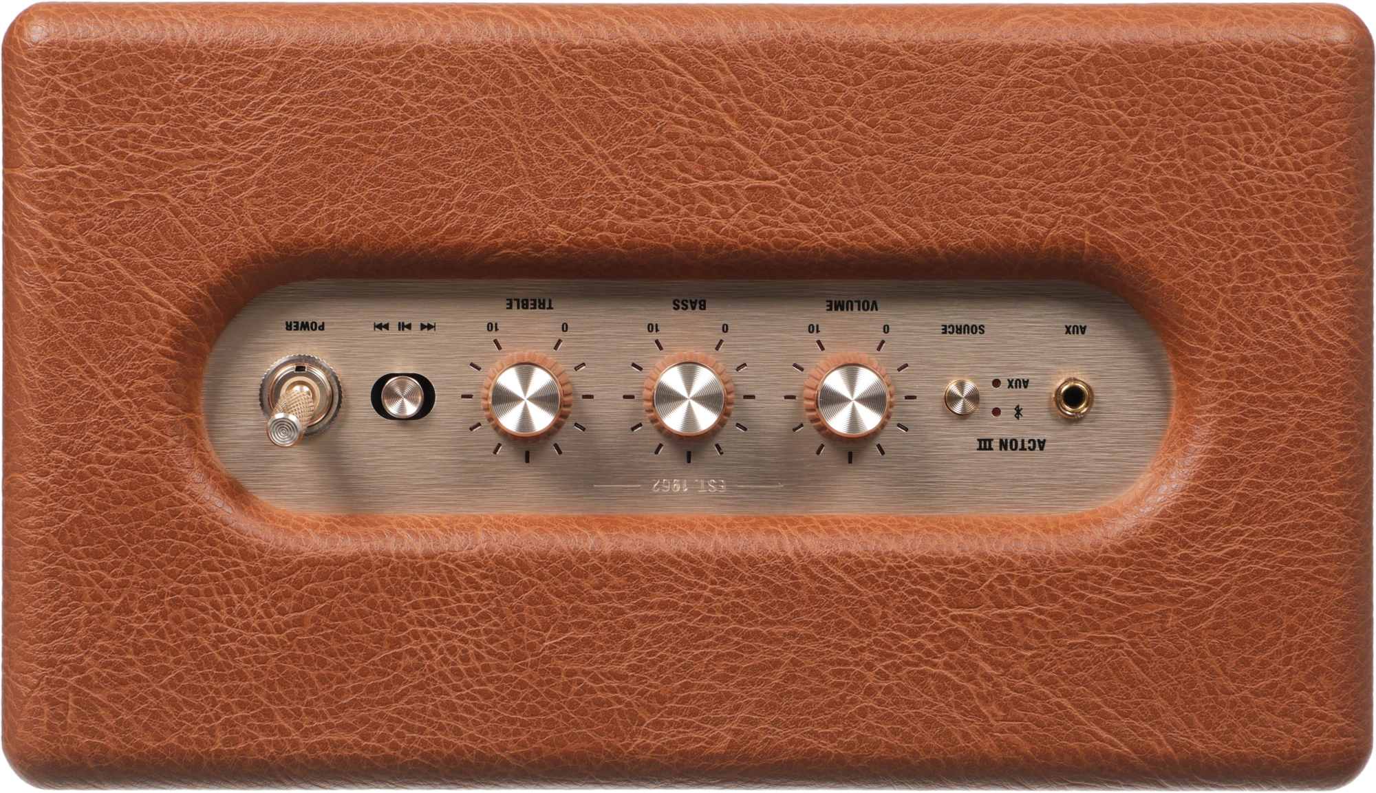 Колонка порт. Marshall Acton III коричневый/золотистый 60W 2.1 BT/3.5Jack 10м — миниатюра 8