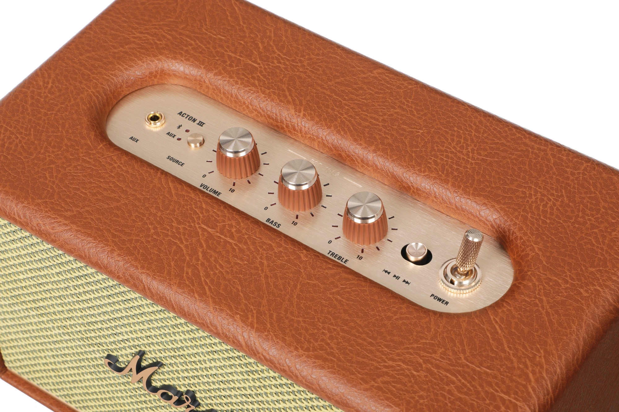 Колонка порт. Marshall Acton III коричневый/золотистый 60W 2.1 BT/3.5Jack 10м — миниатюра 3