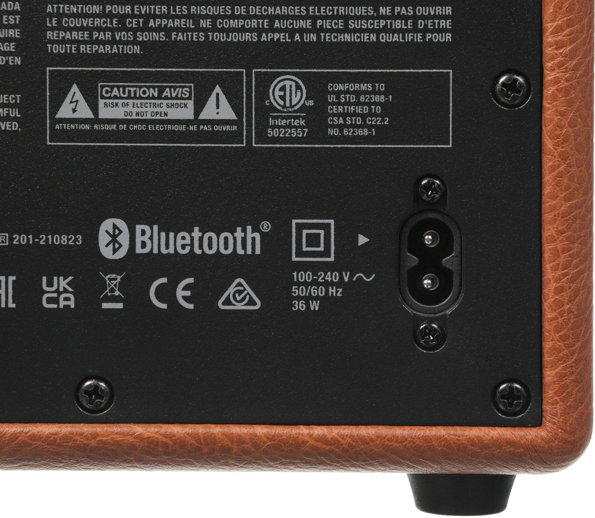 Колонка порт. Marshall Acton III коричневый/золотистый 60W 2.1 BT/3.5Jack 10м — миниатюра 7