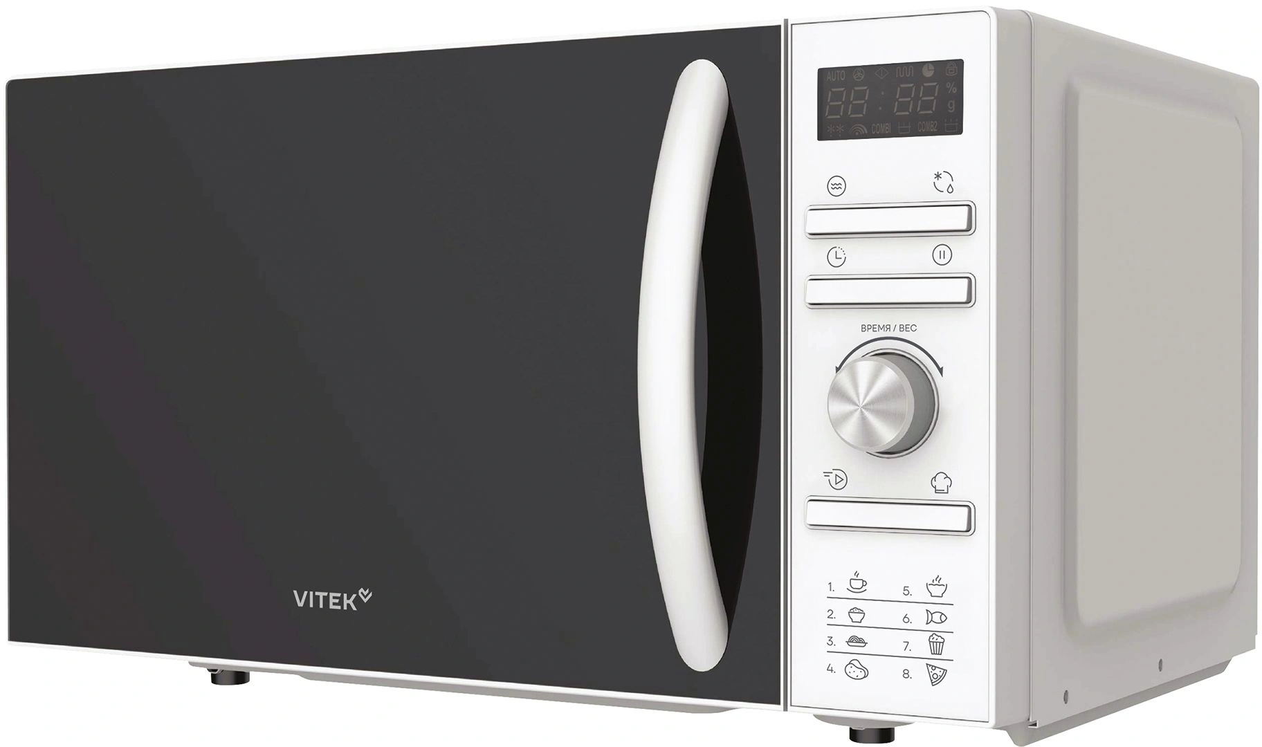 Микроволновая Печь Vitek VT-MW0320 20л. 700Вт белый — фото 1