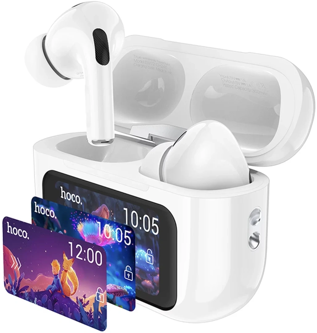 Гарнитура внутриканальные Hoco EW72 Lite белый беспроводные bluetooth в ушной раковине (51004) — миниатюра 2