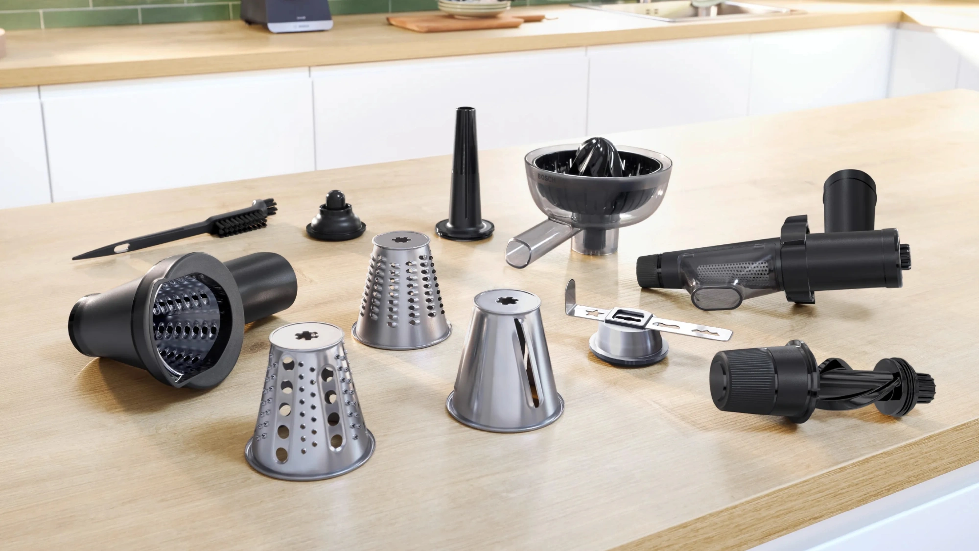 Мясорубка Bosch MFWS640B 2100Вт черный — миниатюра 8