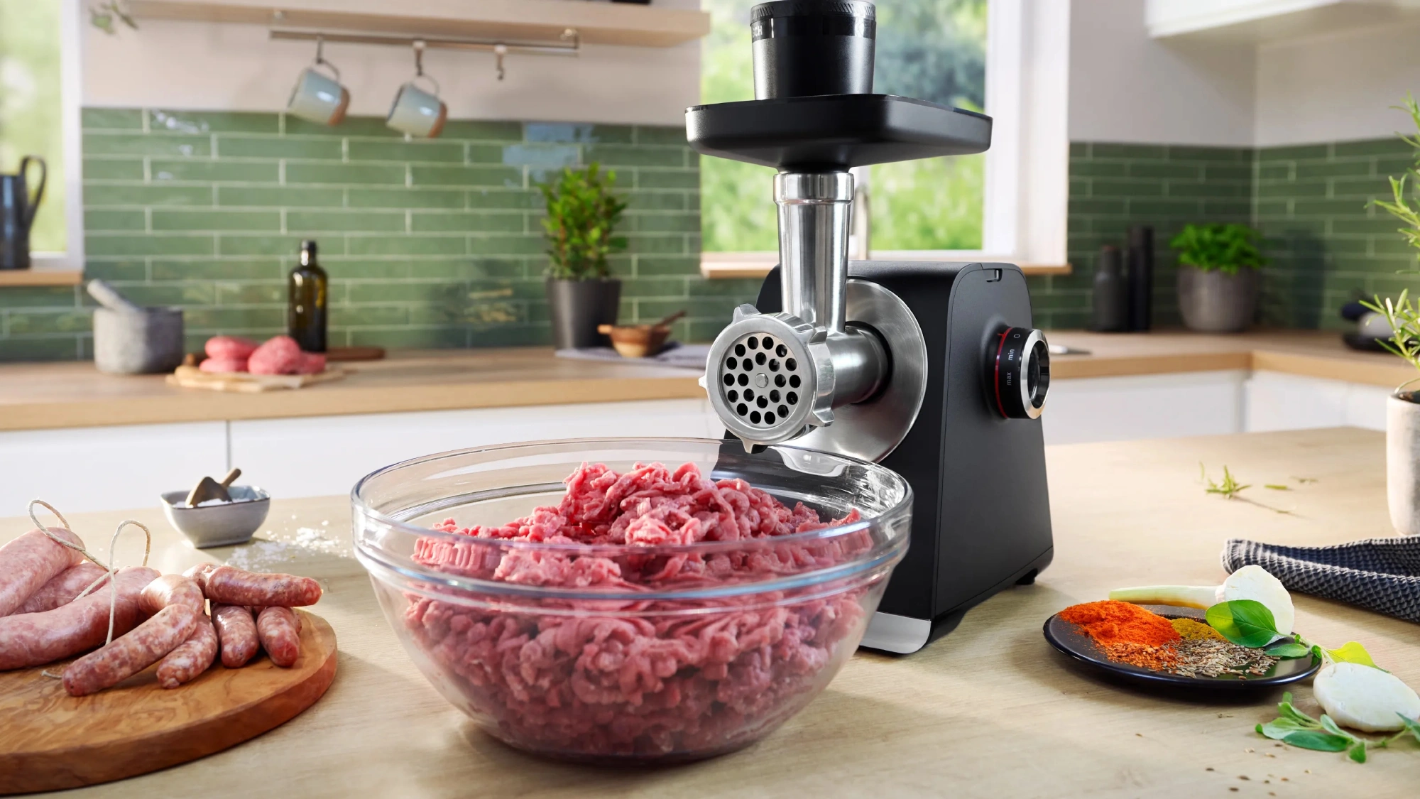 Мясорубка Bosch MFWS640B 2100Вт черный — миниатюра 13