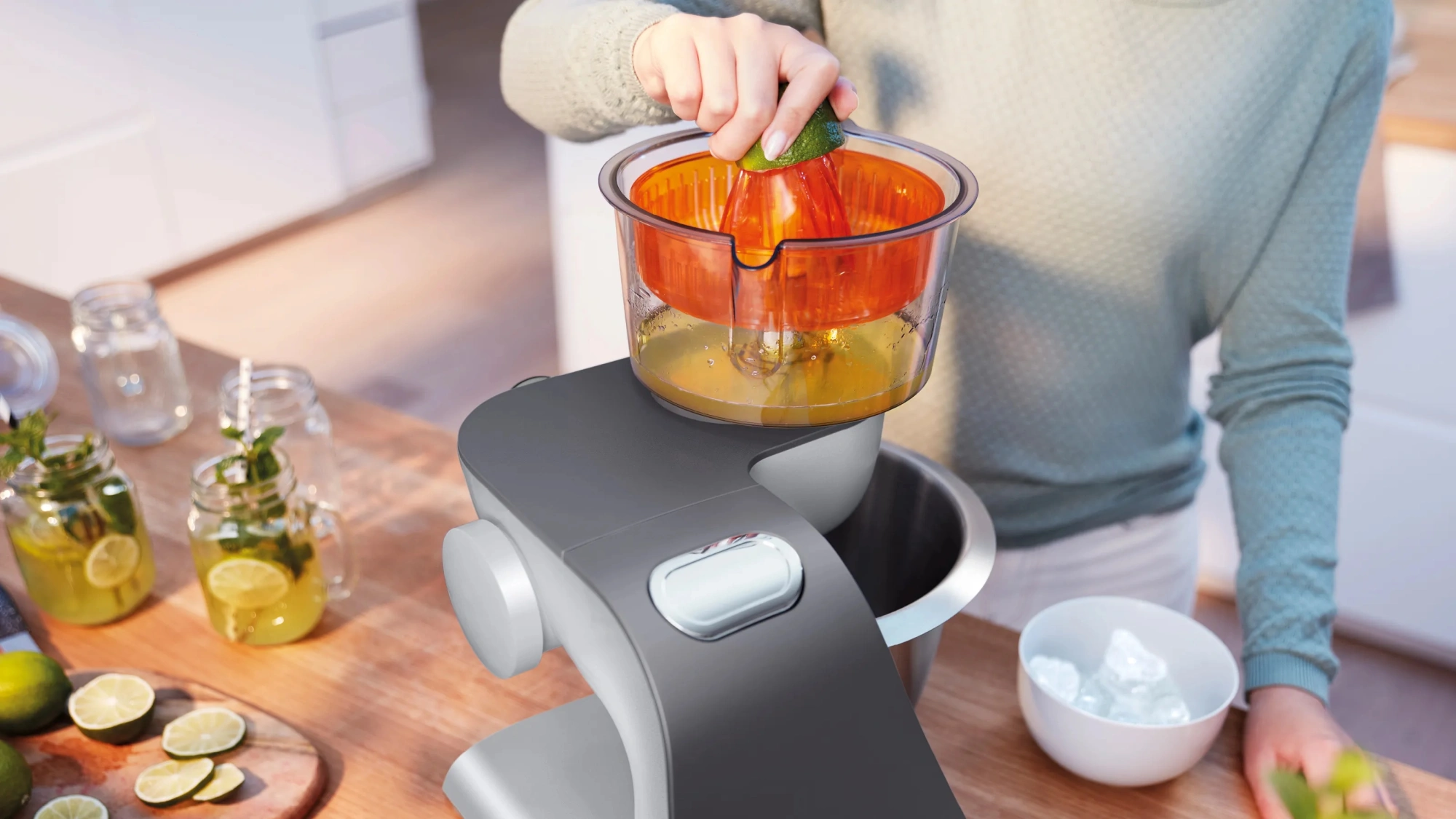 Кухонная машина Bosch MUM58359 1000Вт черный/серый — миниатюра 5