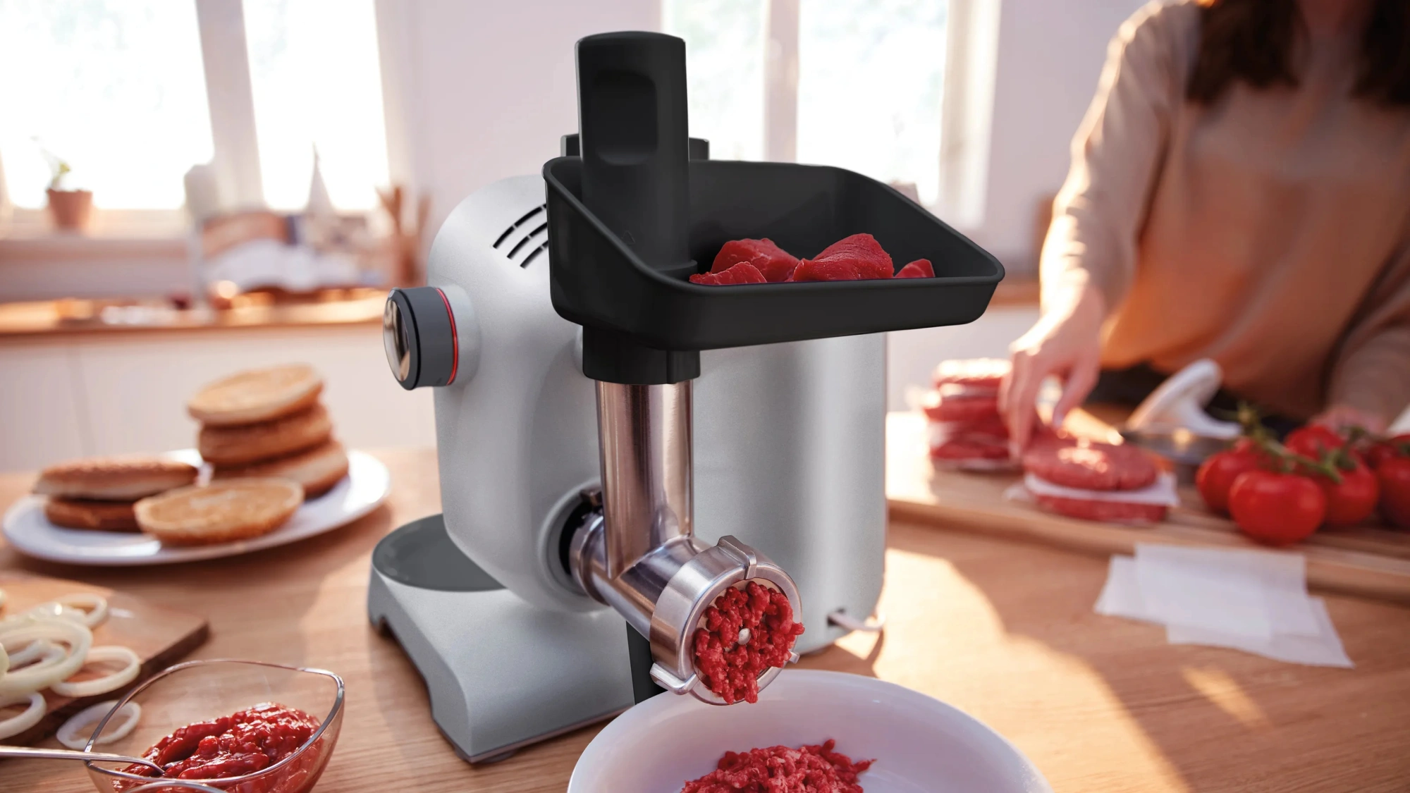 Кухонная машина Bosch MUM58359 1000Вт черный/серый — миниатюра 7