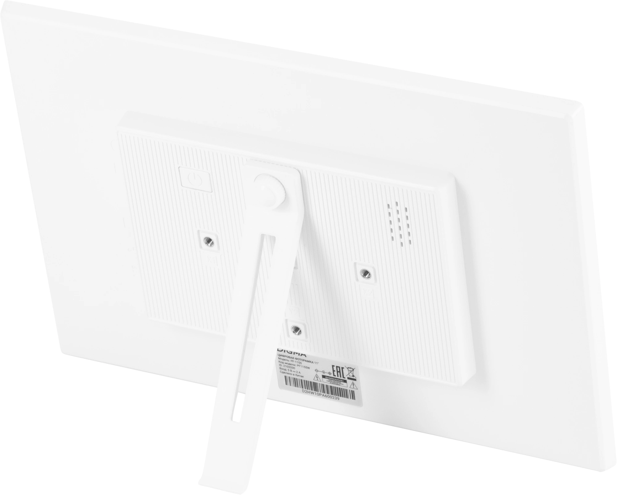 Фоторамка Digma 11" PF-1155 1280x800 белый пластик 16Gb Видео WiFi — миниатюра 19