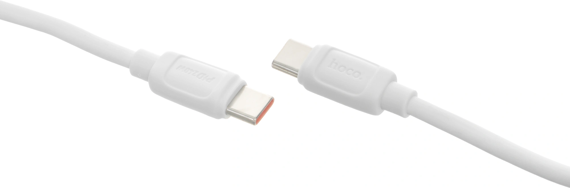 Кабель Hoco X115 52025 USB Type-C (m)-USB Type-C (m) 1.2м белый — миниатюра 3
