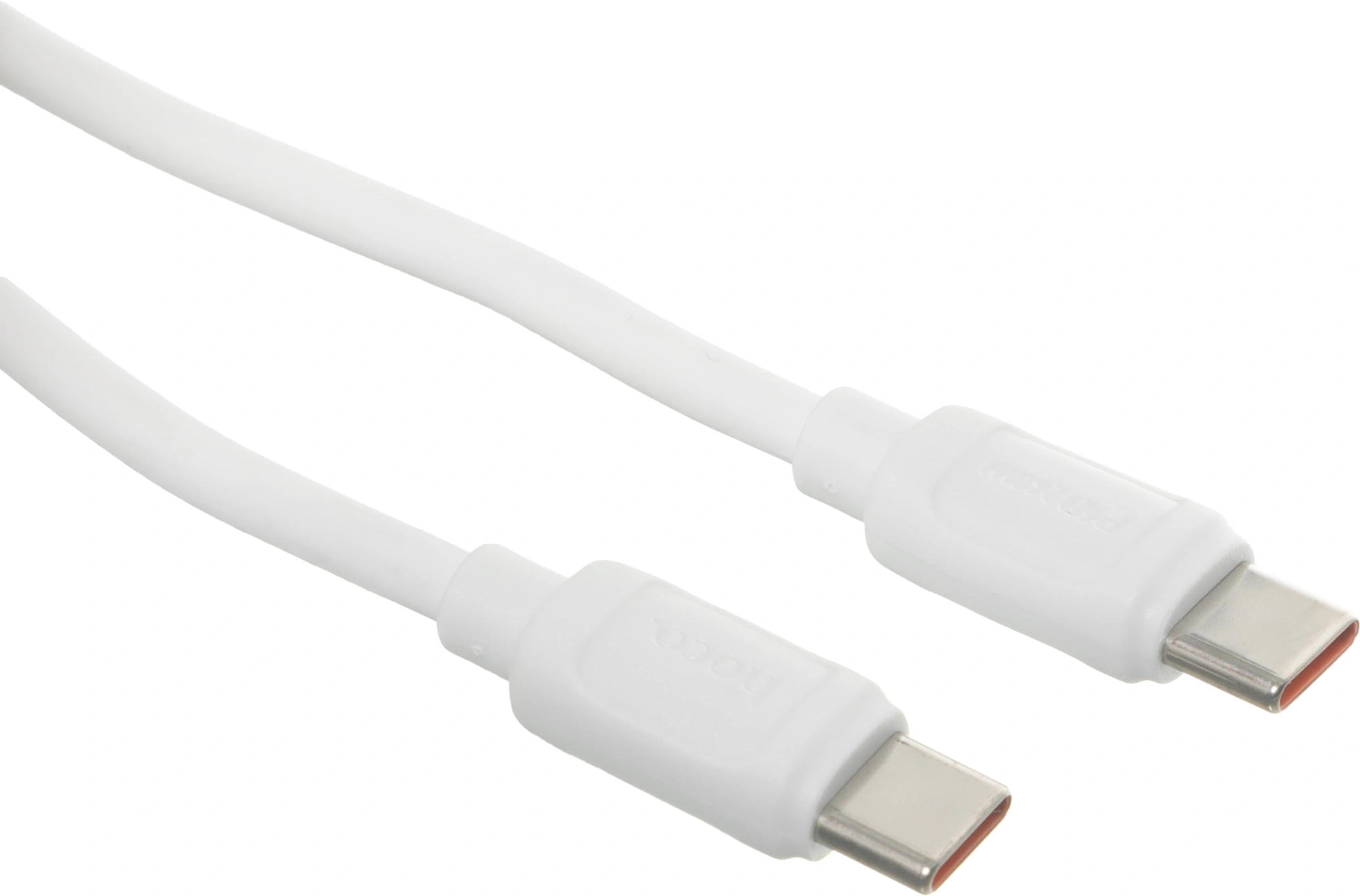 Кабель Hoco X115 52025 USB Type-C (m)-USB Type-C (m) 1.2м белый — миниатюра 2