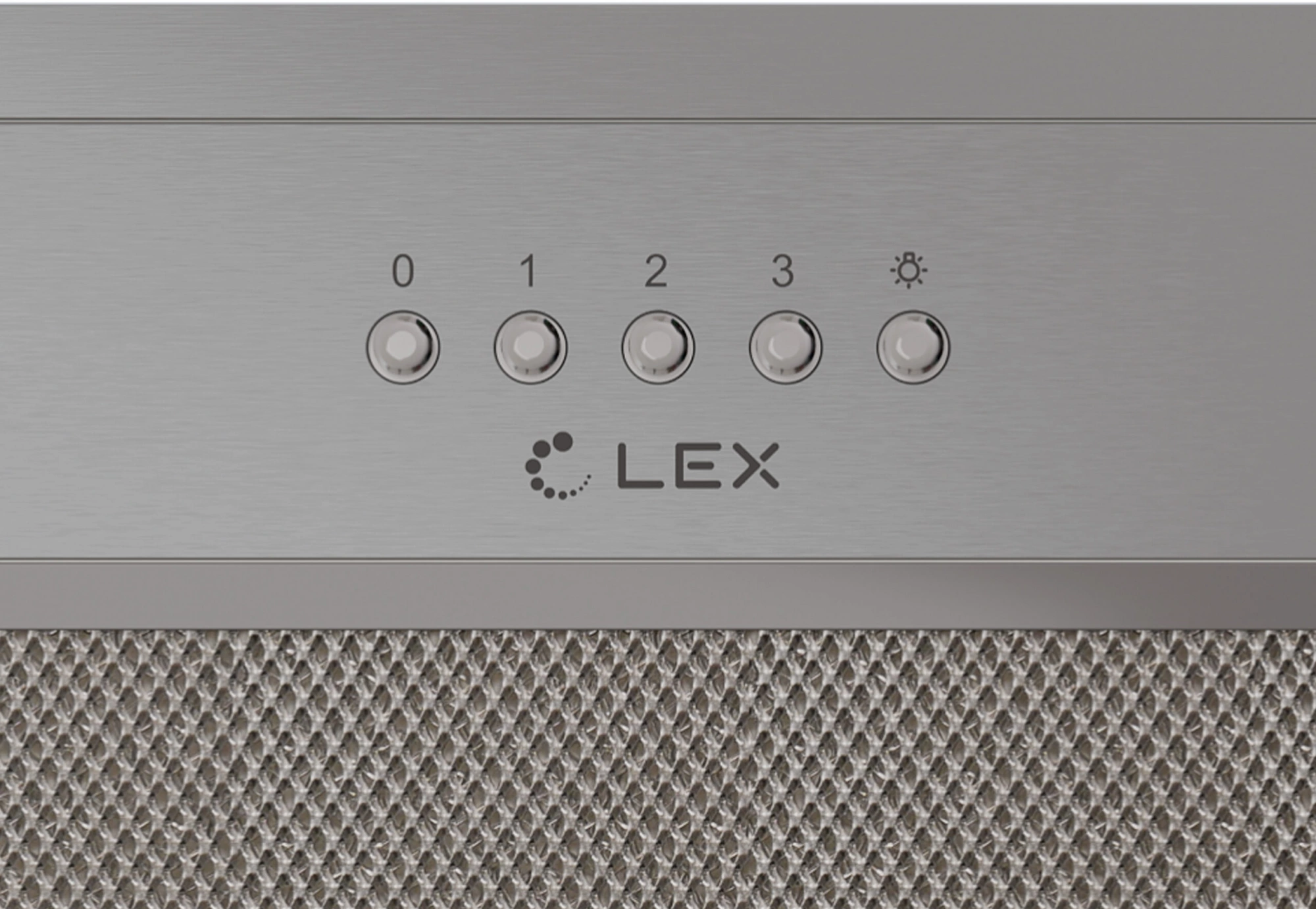 Вытяжка встраиваемая Lex Hyper 900 IX нержавеющая сталь управление: кнопочное (1 мотор) — миниатюра 5