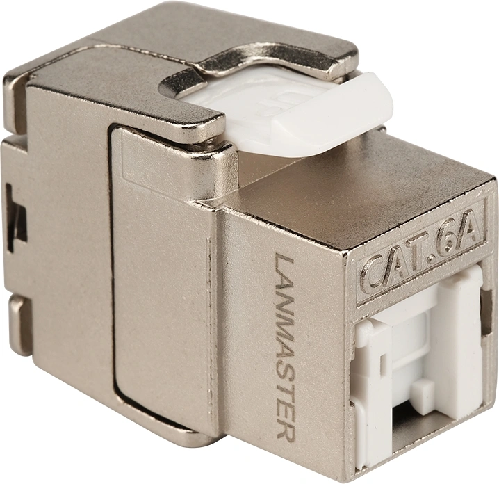 Модуль Lanmaster LAN-TK45S6A/180R информ. Keystone RJ45 кат.6A — фото 1