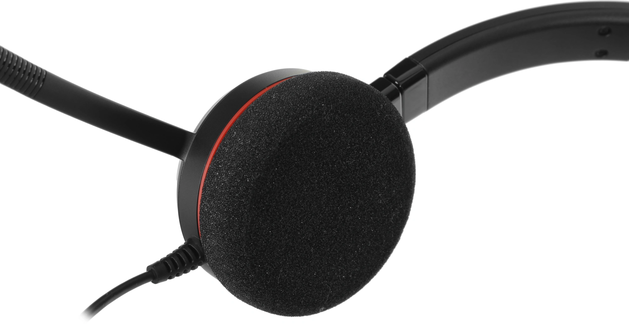 Наушники с микрофоном Jabra Evolve 20 черный накладные USB оголовье (4993-823-169) — миниатюра 5