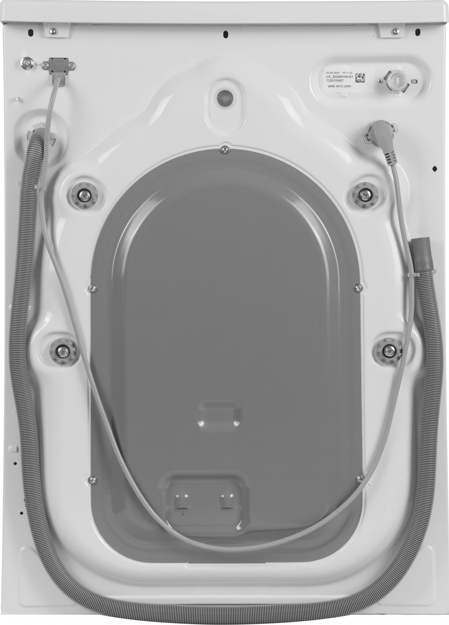 Стиральная машина Beko WRE6512ZAW класс: A загр.фронтальная макс.:6кг белый — миниатюра 4