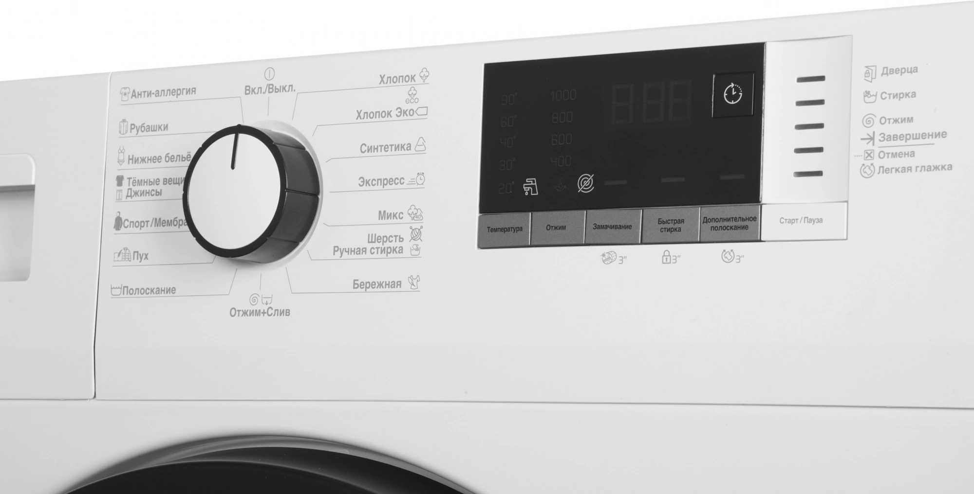 Стиральная машина Beko WRE6512ZAW класс: A загр.фронтальная макс.:6кг белый — миниатюра 16