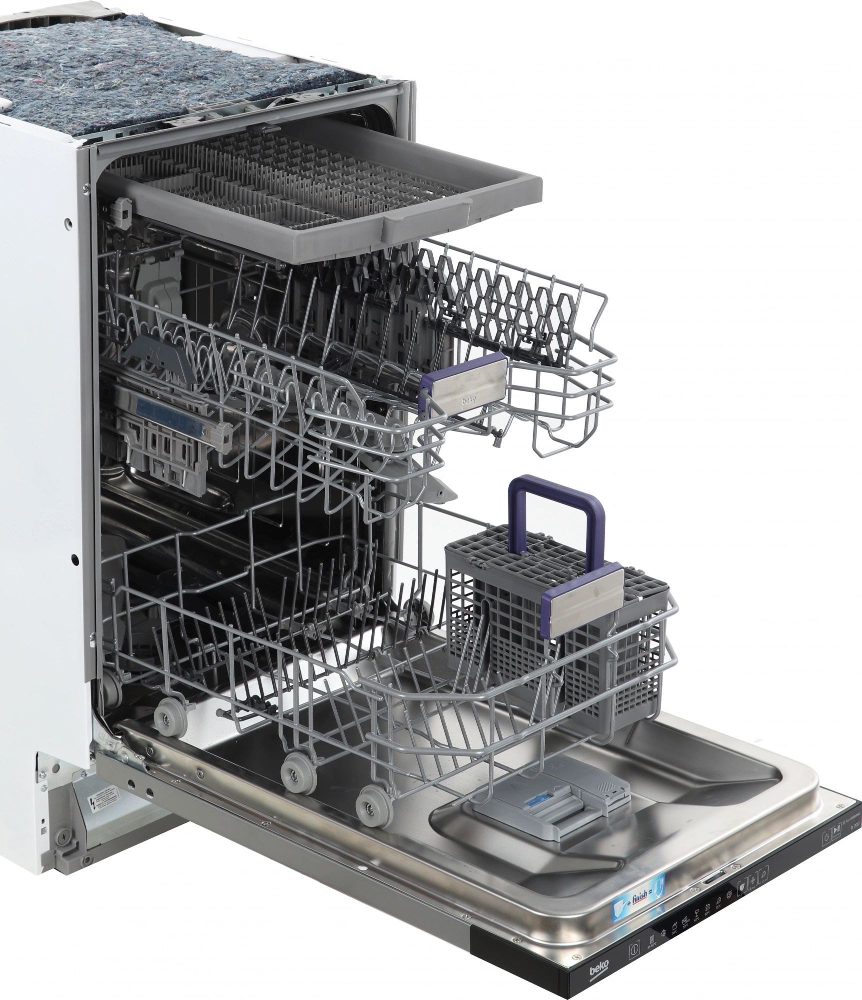 Посудомоечная машина встраив. Beko BDIS38121Q 1200Вт узкая инвертер — миниатюра 5