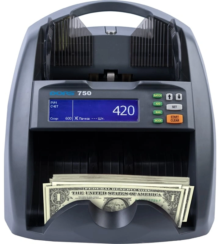 Счетчик банкнот Dors 750 S9/RUS3 мультивалютный SYS-052632 — миниатюра 8