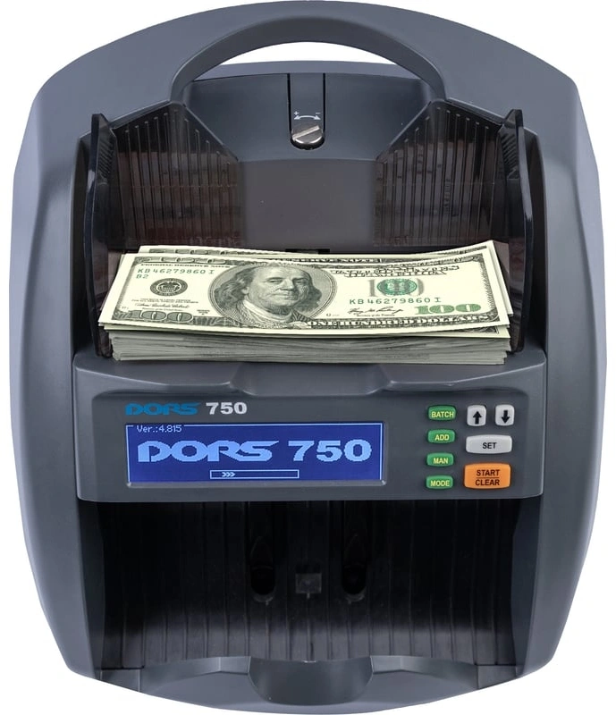 Счетчик банкнот Dors 750 S9/RUS3 мультивалютный SYS-052632 — миниатюра 7