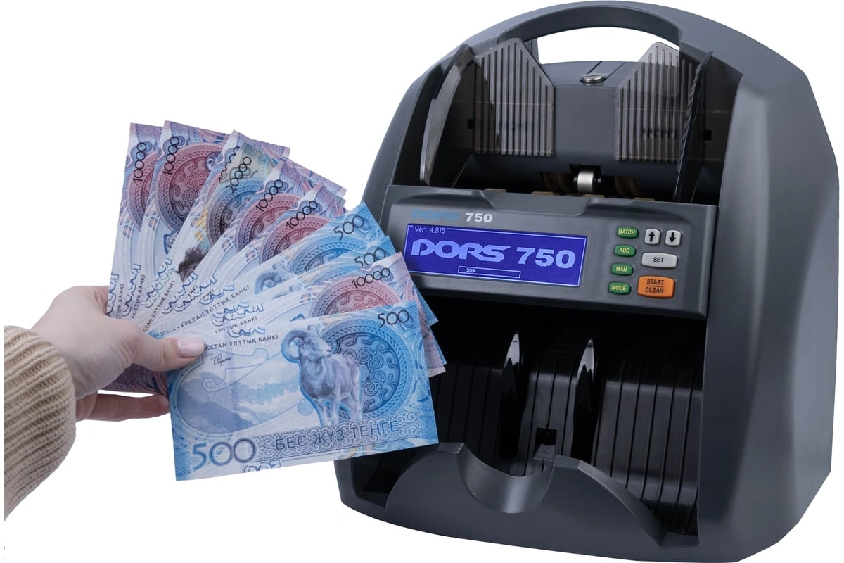 Счетчик банкнот Dors 750 S9/RUS3 мультивалютный SYS-052632 — фото 1