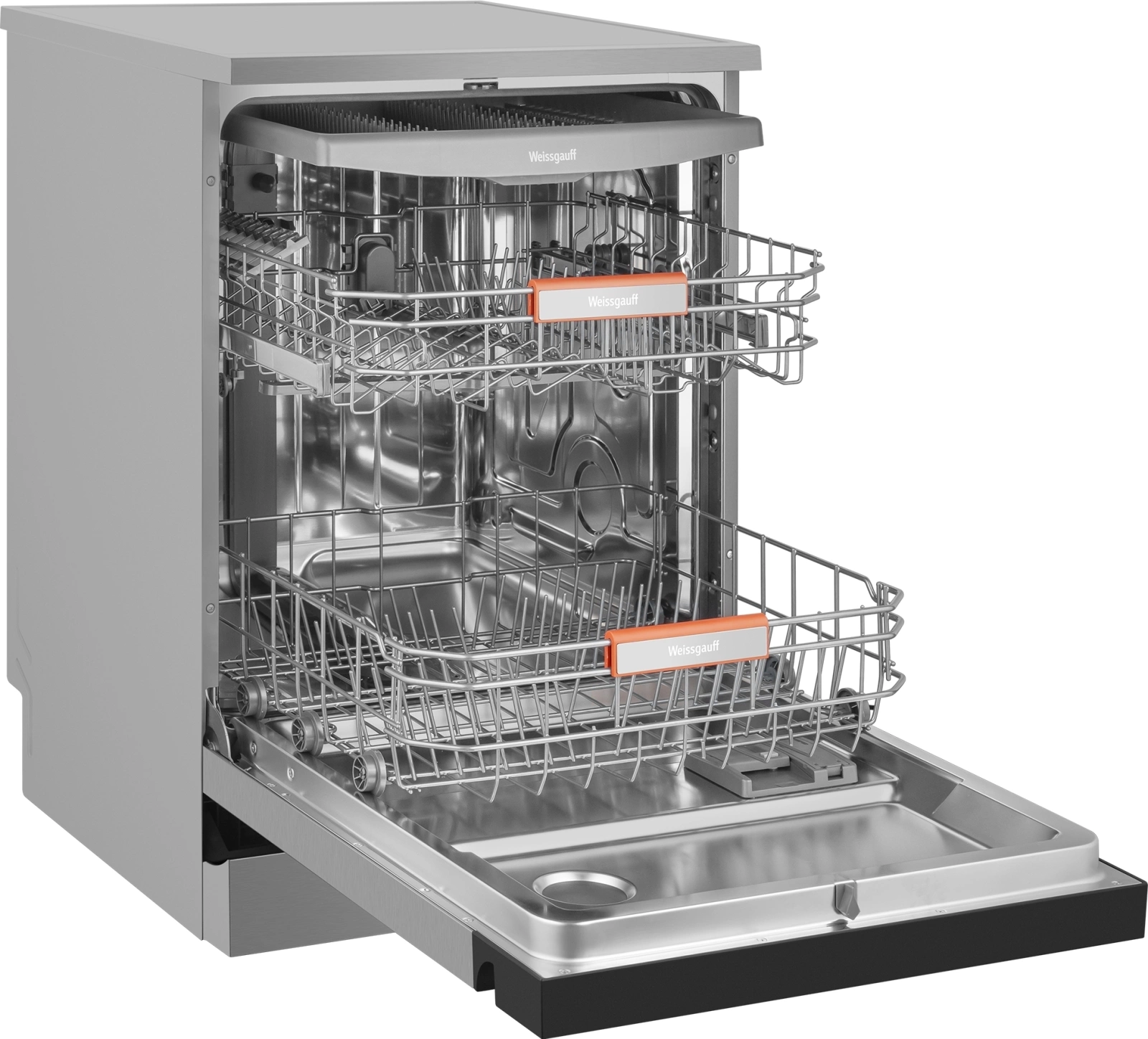 Посудомоечная машина Weissgauff DW 6038 X Inverter серебристый (полноразмерная) инвертор — миниатюра 19