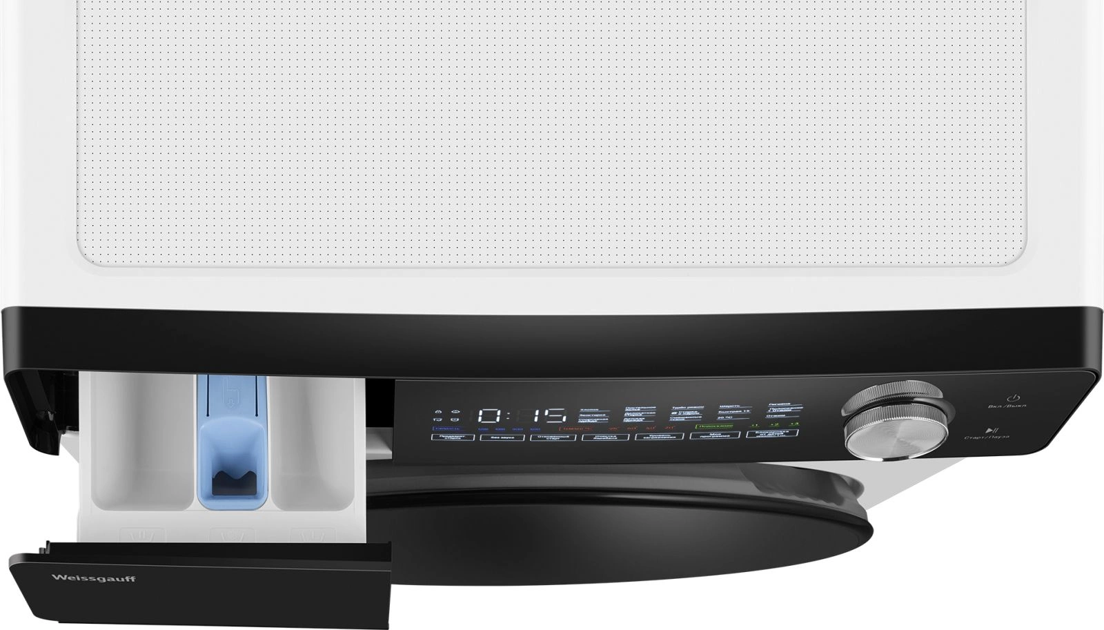Стиральная машина Weissgauff WM 45127 Steam Direct Drive класс: A+++ загр.фронтальная макс.:7кг белый инвертор — миниатюра 9