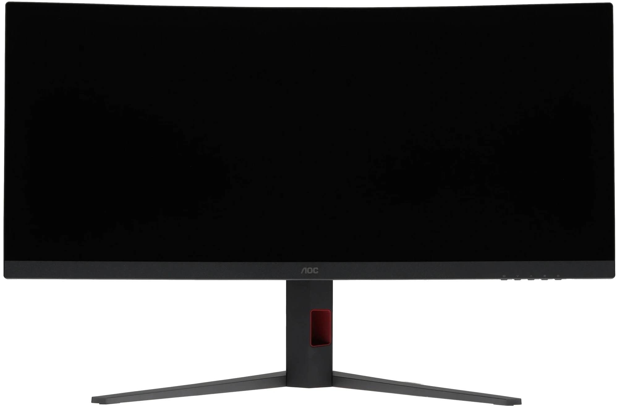 Монитор AOC 34" Gaming CU34G4 черный VA LED 21:9 HDMI матовая HAS Piv 300cd 178гр/178гр 3440x1440 180Hz FreeSync Premium DP UW 8.08кг — миниатюра 2