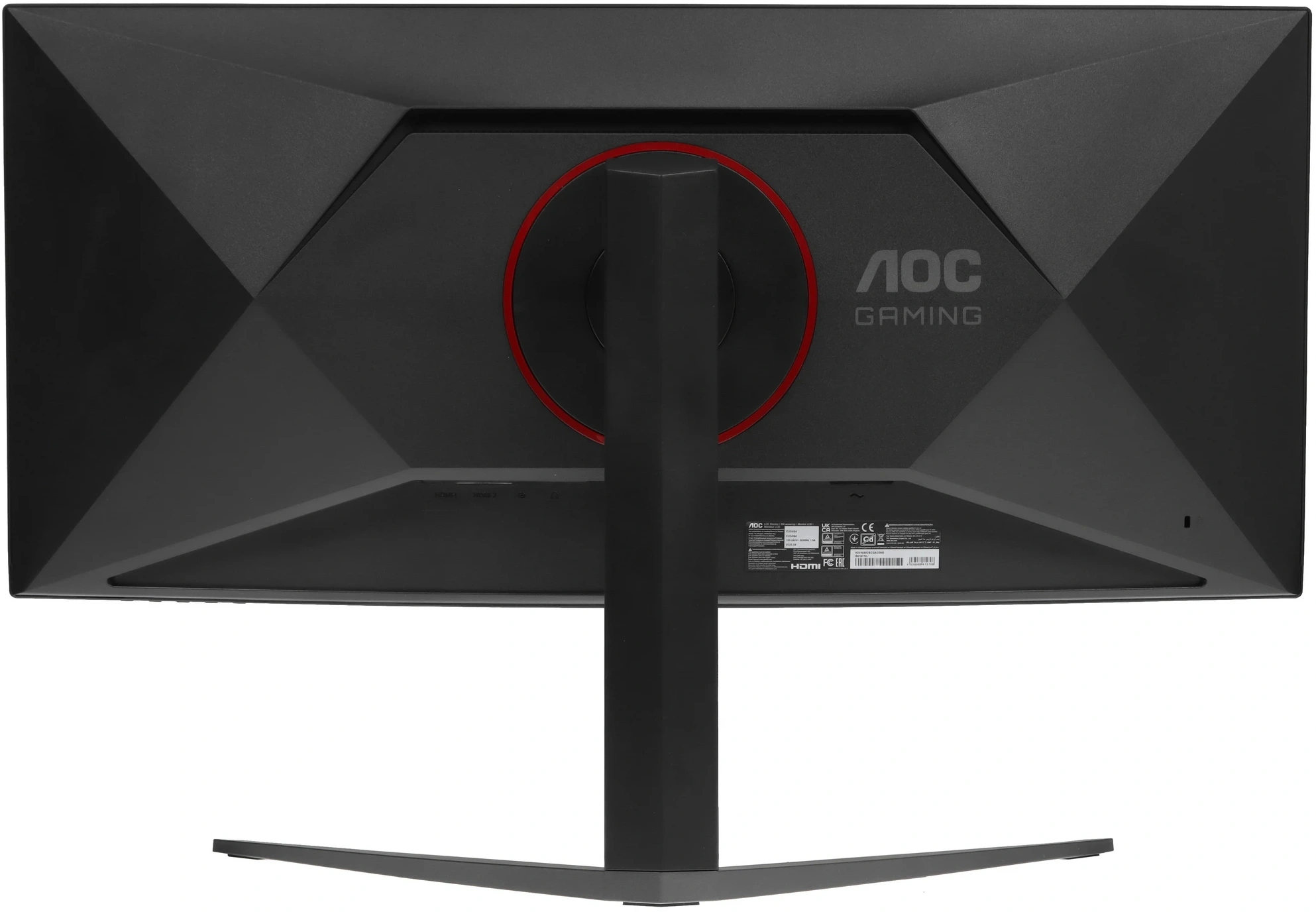 Монитор AOC 34" Gaming CU34G4 черный VA LED 21:9 HDMI матовая HAS Piv 300cd 178гр/178гр 3440x1440 180Hz FreeSync Premium DP UW 8.08кг — миниатюра 11